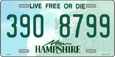 NH license plate 3908799