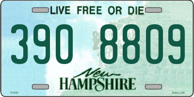 NH license plate 3908809