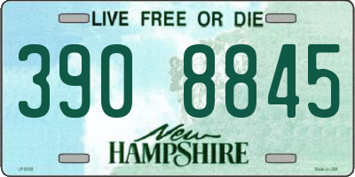 NH license plate 3908845