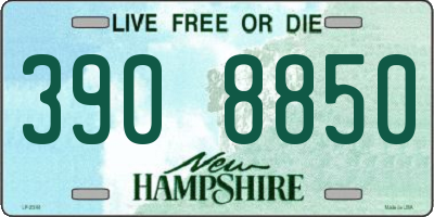 NH license plate 3908850