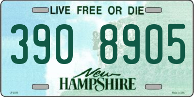 NH license plate 3908905