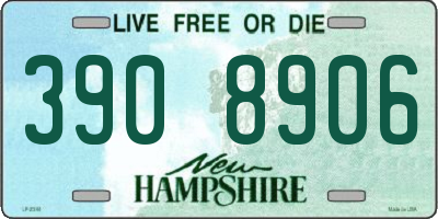 NH license plate 3908906