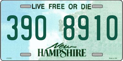 NH license plate 3908910