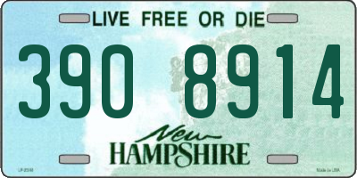 NH license plate 3908914