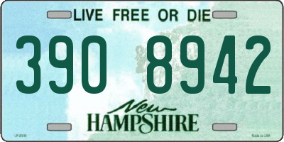 NH license plate 3908942