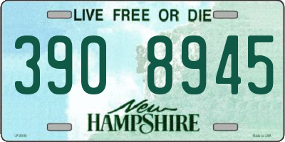 NH license plate 3908945