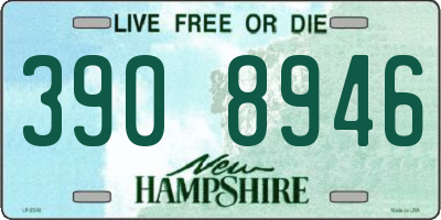 NH license plate 3908946