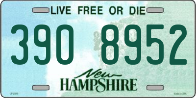 NH license plate 3908952