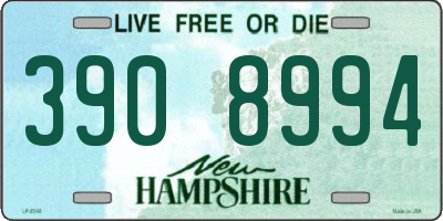 NH license plate 3908994