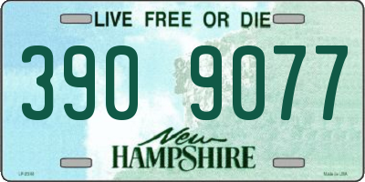 NH license plate 3909077