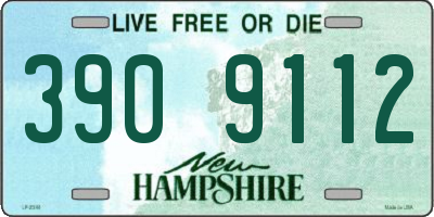 NH license plate 3909112
