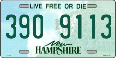NH license plate 3909113