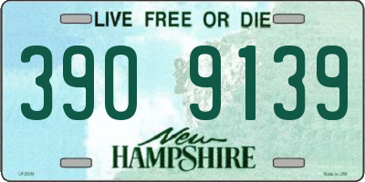 NH license plate 3909139