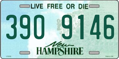 NH license plate 3909146