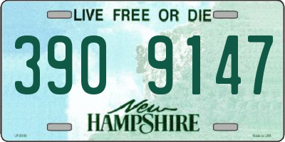 NH license plate 3909147