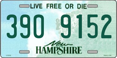 NH license plate 3909152