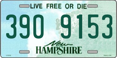 NH license plate 3909153
