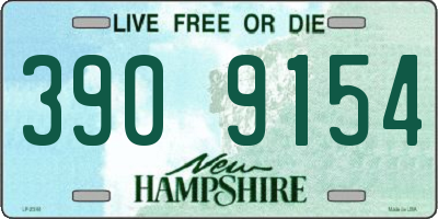 NH license plate 3909154