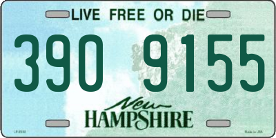 NH license plate 3909155