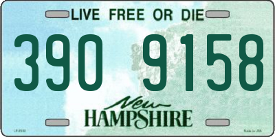 NH license plate 3909158