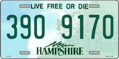 NH license plate 3909170