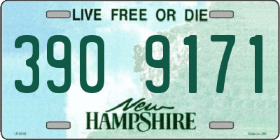NH license plate 3909171