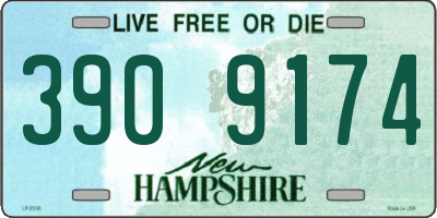 NH license plate 3909174