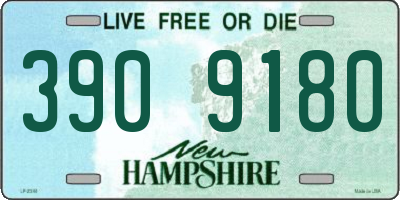 NH license plate 3909180