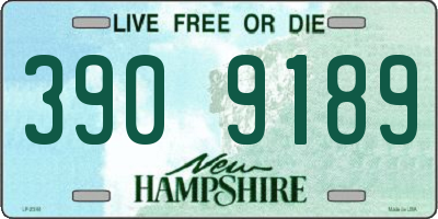 NH license plate 3909189