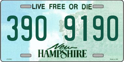 NH license plate 3909190
