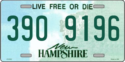 NH license plate 3909196