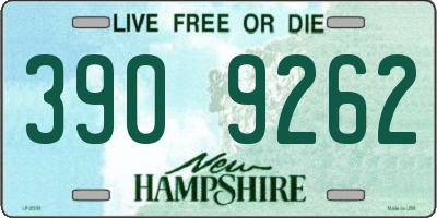 NH license plate 3909262