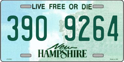 NH license plate 3909264