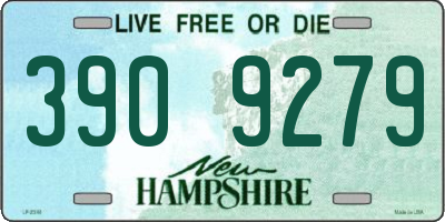NH license plate 3909279