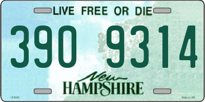 NH license plate 3909314