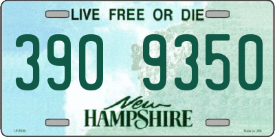 NH license plate 3909350
