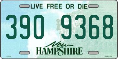 NH license plate 3909368