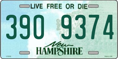 NH license plate 3909374