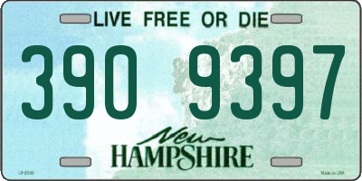 NH license plate 3909397