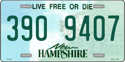 NH license plate 3909407
