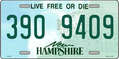 NH license plate 3909409