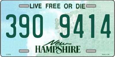 NH license plate 3909414