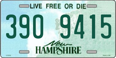 NH license plate 3909415