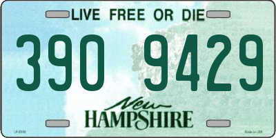 NH license plate 3909429