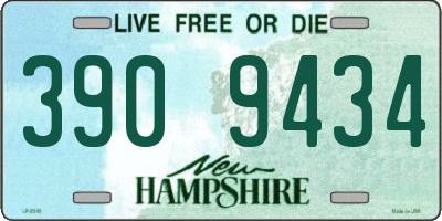 NH license plate 3909434