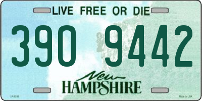 NH license plate 3909442