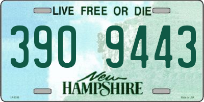 NH license plate 3909443