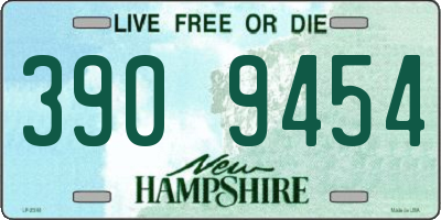 NH license plate 3909454