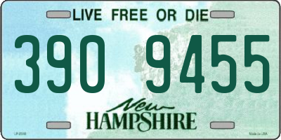 NH license plate 3909455