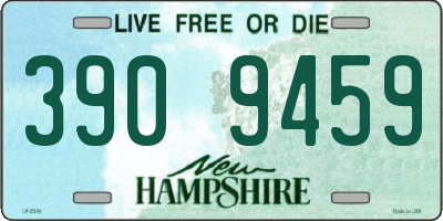 NH license plate 3909459
